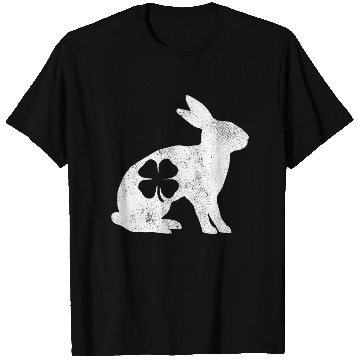 Discover St Patrick's Day Rabbit Bunny Irish Green Shamrock T Shirts