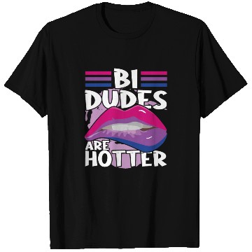 Discover Bi Dudes Are Hotter Bisexual Pride Flag Lips T Shirts