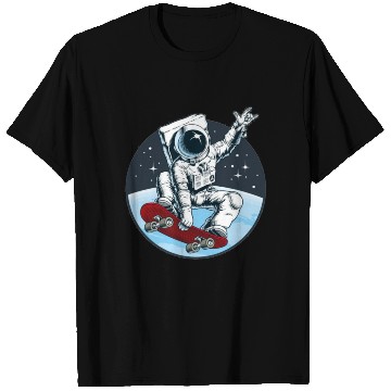 Discover Skateboarding Astronaut T Shirts