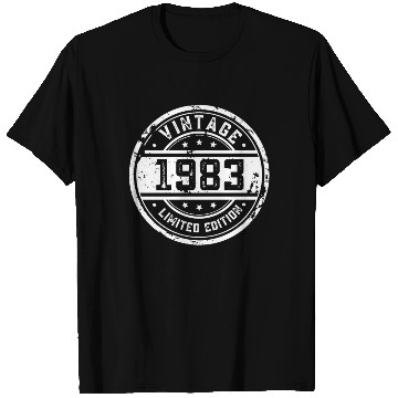 Discover 40 Years Vintage 1983 Retro 40th Birthday T Shirts