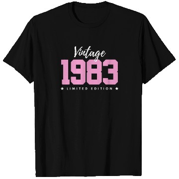 Discover 40 Years Vintage 1983 Retro 40th Birthday T Shirts