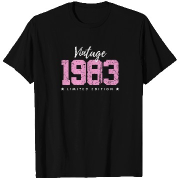 Discover 40 Years Vintage 1983 Retro 40th Birthday T Shirts