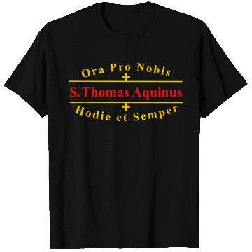 Discover Saint Thomas Aquinas Catholic Latin T Shirts