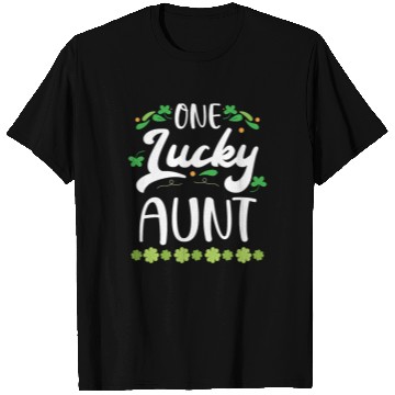 Discover One Lucky Aunt Irish Shenanigan St. Patricks Day T Shirts