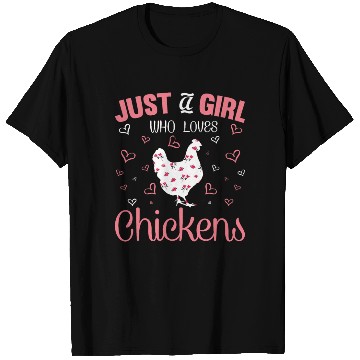 Discover Just A Girl Who Loves Chickens T Shirts