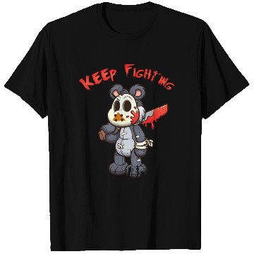Discover Keep Fighting Teddys Horror Halloween T Shirts