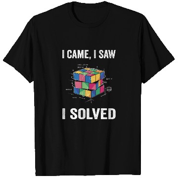 Discover I Came I Saw I Solved For Speed Cuber T Shirts
