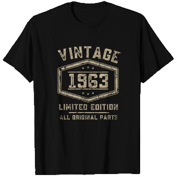Discover 60 Years Vintage 1963 Retro 60th Birthday T Shirts