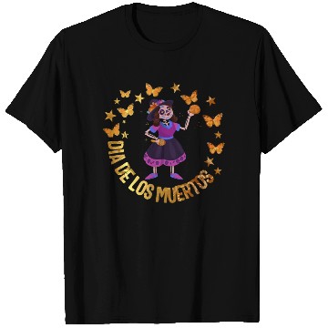 Discover Dia De Los Muertos T Shirts, Girl Sugar Skeleton