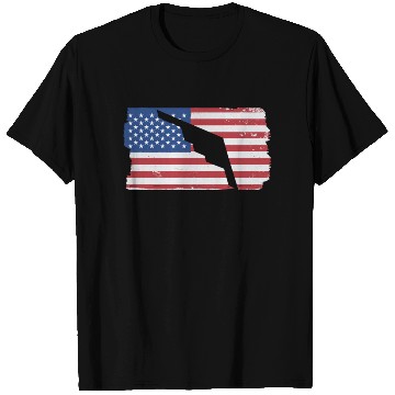 Discover B-2 Stealth Bomber Military Airplane American Flag T Shirts
