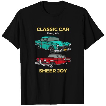 Discover Classic Car Sheer Joy T Shirts