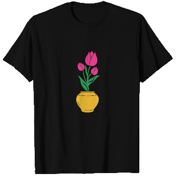 Discover Tulip Gardening Colourful T Shirts