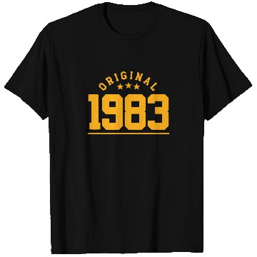Discover 40 Years Vintage 1983 Retro 40th Birthday T Shirts