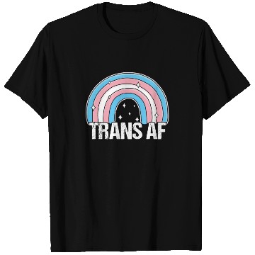 Discover Trans AF Transsexual Transgender Pride Flag Rainbo T Shirts
