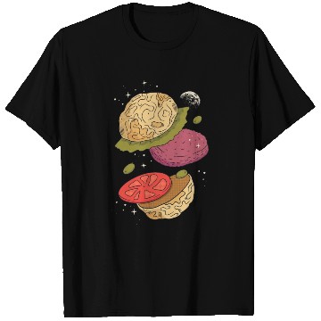 Discover Planets burger vegetables Planets burger vegetable T Shirts