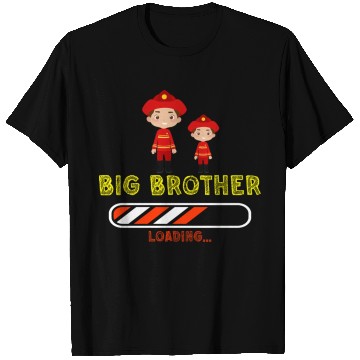 Discover Big brother fire truck fireman T Shirts