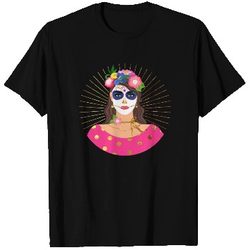 Discover Dia De Los Muertos T Shirts, Little Girl Sugar Skull