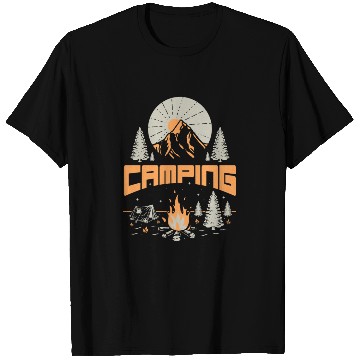 Discover Camping Adventures Lifestyle T Shirts