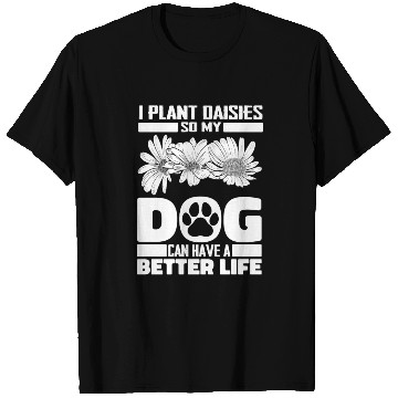 Discover Daisy Gardening Dog T Shirts