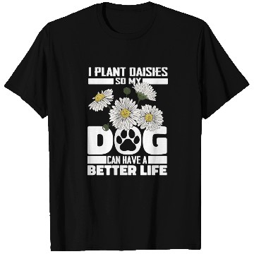 Discover Daisy Gardening Dog T Shirts
