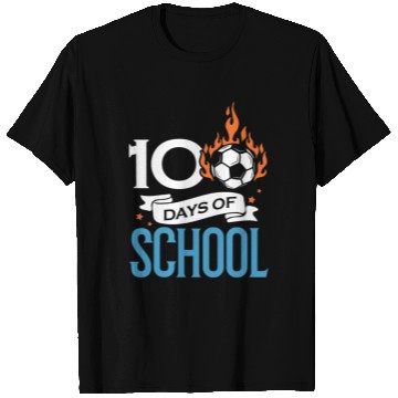 Discover 100 Days Of School Soccer Football Athletic T Shirts