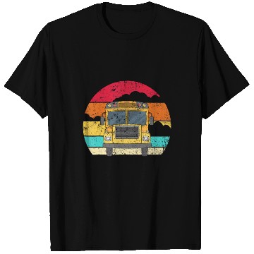 Discover Retro Yellow School Bus for School Bus Driver andj T Shirts