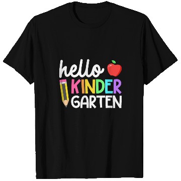Discover Hello Kindergarten Team Kinder Back to School Teac T Shirts
