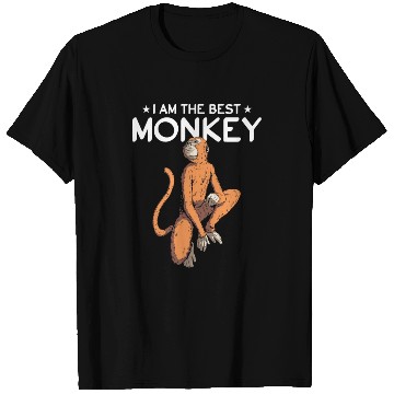 Discover Chimpanzee Monkey Orangutan Monkey - I Am The Best T Shirts