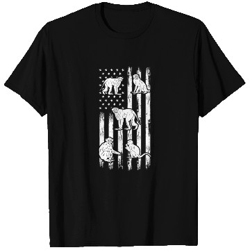 Discover Monkey American Flag Monkey Chimpanzee Orangutan M T Shirts