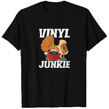 Discover Vinyl Records LP Collector Record Lover Audiophile T Shirts