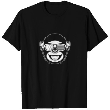 Discover Chimpanzee Orangutan Monkey Head Monkey T Shirts