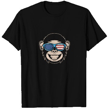 Discover Chimpanzee Monkey Orangutan Monkey Head T Shirts