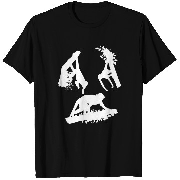 Discover Chimpanzee Orangutan Monkey Flowers Monkeys T Shirts