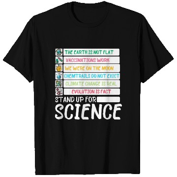 Discover Earth Day Stand Up For Science Science Fiction Day T Shirts