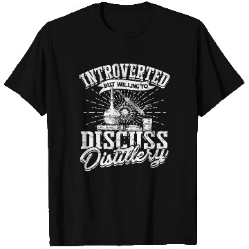 Discover Distilling Whiskey Water Alcohol Distiller Brewery T Shirts