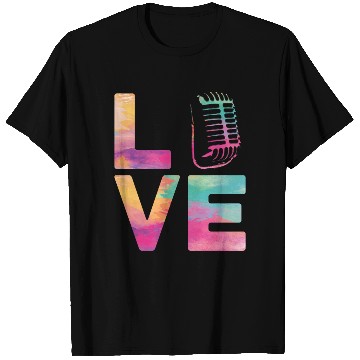 Discover Karaoke Singer Microphone Vocalist T Shirts
