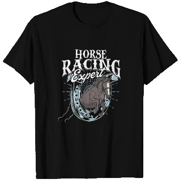 Discover Horse Racing Equestrian Horseback Horse Racer T Shirts