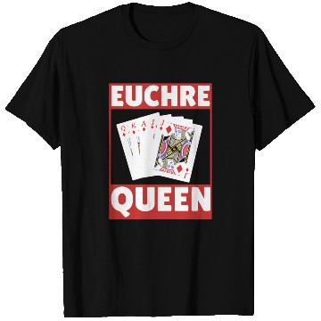 Discover Euchre Queen - Euchre Player Card Game Euchre T Shirts