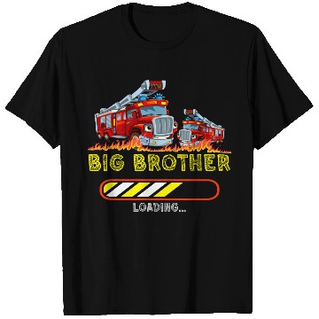 Discover Big brother fire truck fireman 2023 T Shirts