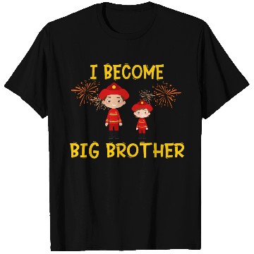 Discover Big brother fire truck fireman 2023 T Shirts