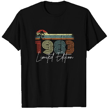 Discover 40 Years Vintage 1983 Retro 40th Birthday T Shirts