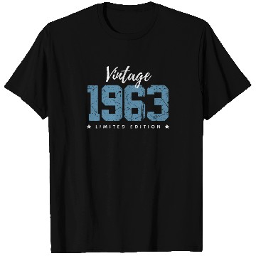 Discover 60 Years Vintage 1963 Retro 60th Birthday T Shirts