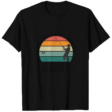 Discover I Only Work To Support My Fishing Habit T Shirts