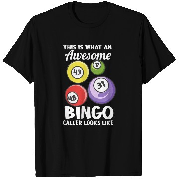 Discover This Is What An Awesome Bingo Caller Looks Like T Shirts