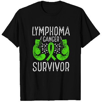 Discover Lymphoma Cancer Survivor Awareness Ribbon Gloves T Shirts
