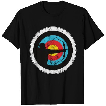 Discover Archer and bowman with target archery T Shirts