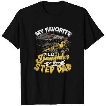 Discover Pilot Daughter Airplane Aviation Job aircraft T Shirts