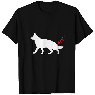 Discover Valentines Day German Shepherd Owner Heart Dog Far T Shirts