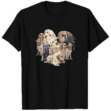 Discover Labrador Valentines Day Dog Lover Heart T Shirts