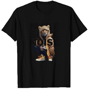 Discover T Shirts Make Some Noise Music Urban Animal Cheetah